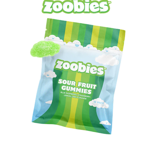 Cannabis-Infused Gummies Sour Fruit