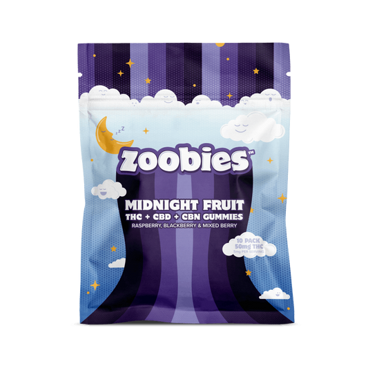 Cannabis-Infused Gummies Midnight Fruit