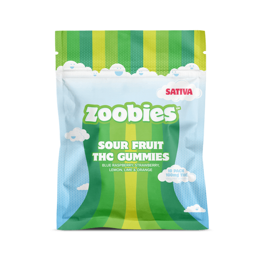 Cannabis-Infused Gummies Sour Fruit