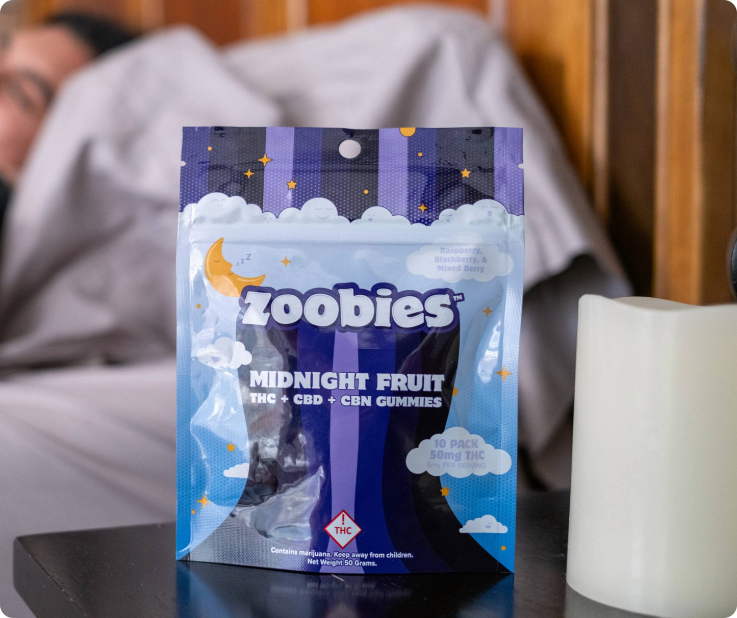 Cannabis-Infused Gummies Midnight Fruit